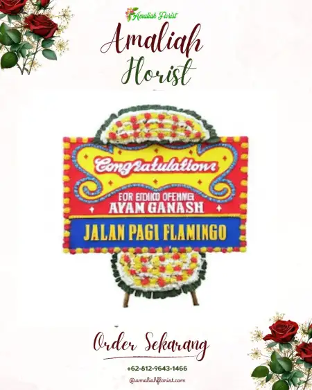 Sewa Papan Bunga Brosot